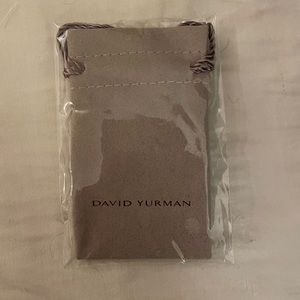 David Yurman jewelry pouch & cleaning cloth